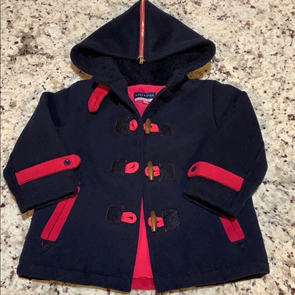 Andy & Evan girl’s 2T pea coat